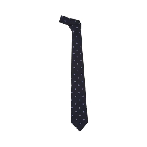 Patterned-Jacquard Pointed Tip Tie