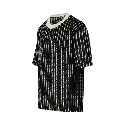 Embellished Crochet T-Shirt
