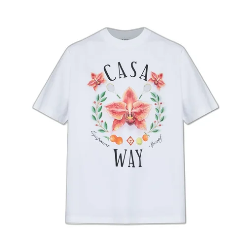 Casa Way Orchid Crewneck T-Shirt