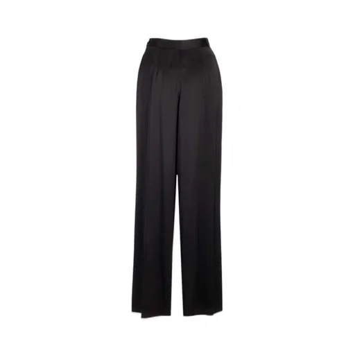 Wide-Leg Pleated Detail Pants
