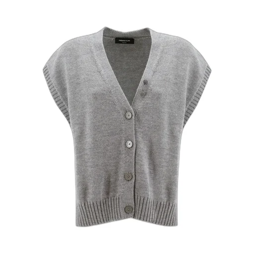 V-Neck Knitted Cardigan