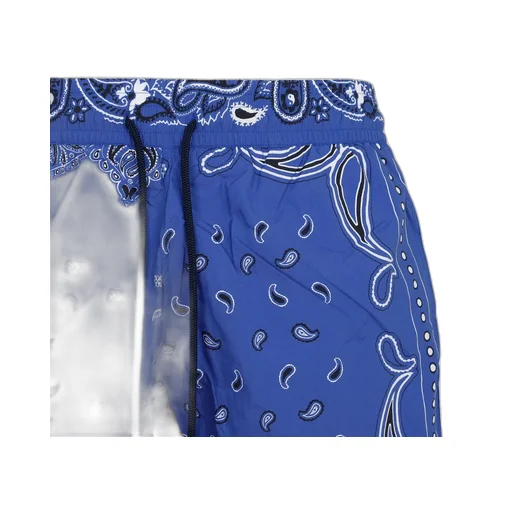Paisley Printed Knee-Length Swim Shorts