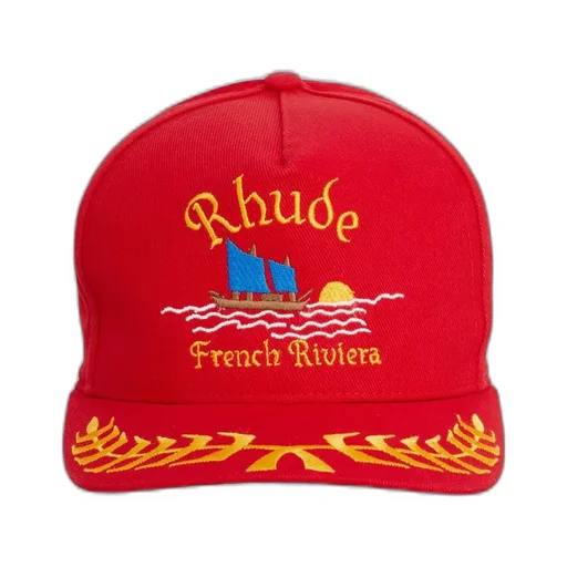 Slogan Embroidered Twill Cap