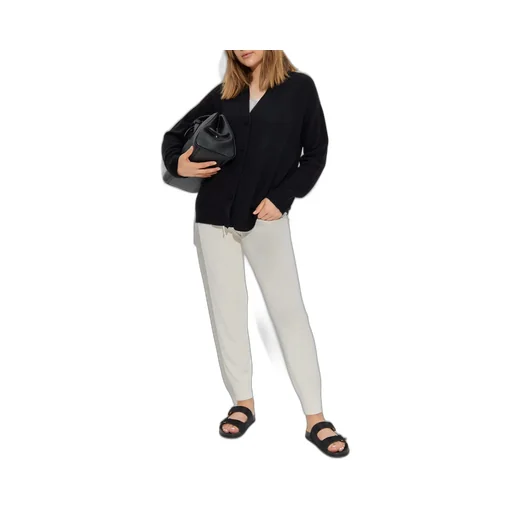 Tapered Drawstring Knitted Jogging Trousers