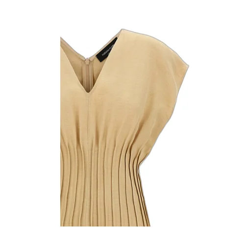 Fitted-Waist Sleeveless Dress