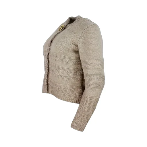 Crew-Neck Cardigan