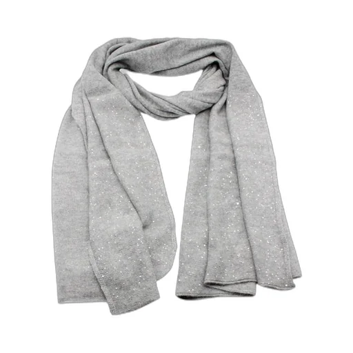 Sequin Embellished Knitted Scarf