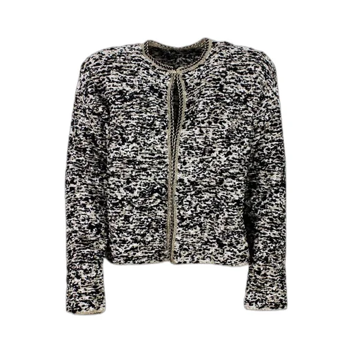 Metallic Threading Tweed Jacket