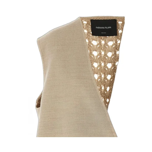 Crochet Panelled Sleeveless Vest