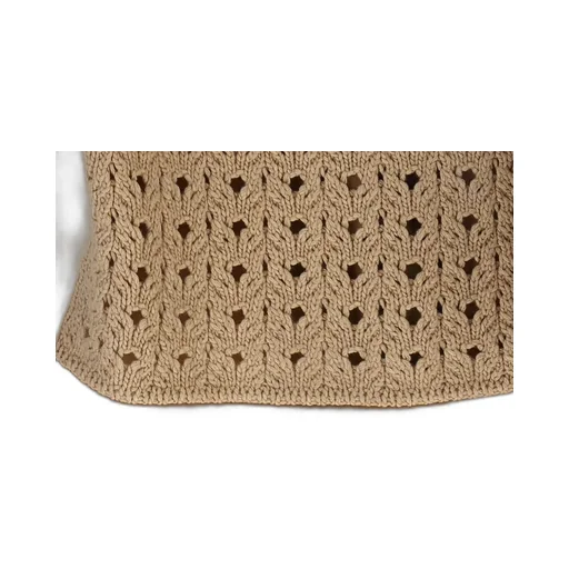 Crochet Panelled Sleeveless Vest