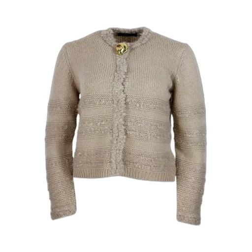 Crew-Neck Cardigan