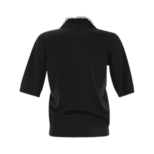 Short-Sleeved Knitted Top