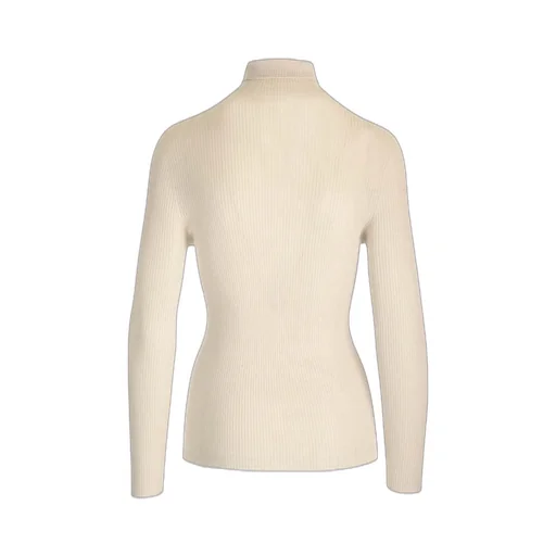Long-Sleeved Turtleneck Knitted Jumper
