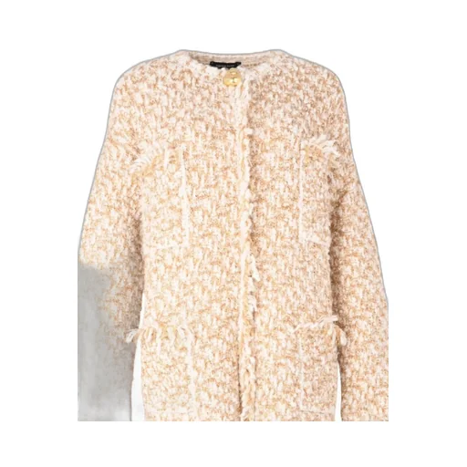 Textured Fringe Coat