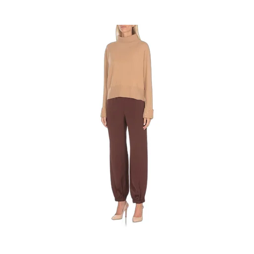 Roll-Neck Embellished Knitted Jumper