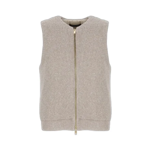 Zipped Knitted Waistcoat