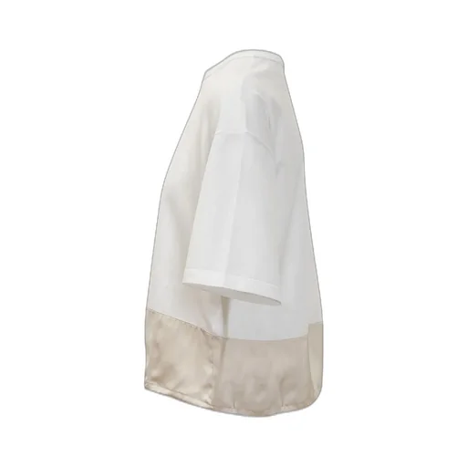 Drawstring Hem Crewneck T-Shirt