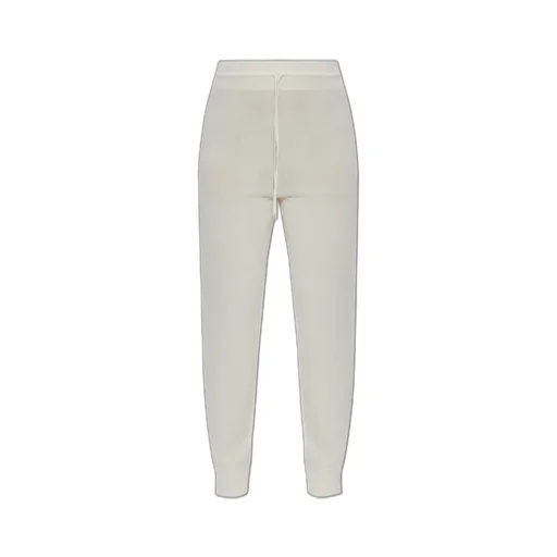 Tapered Drawstring Knitted Jogging Trousers
