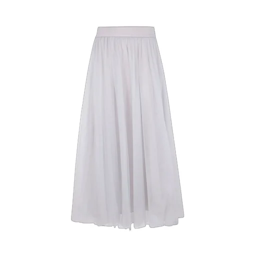 Elasticated Waistband Midi Tulle Skirt