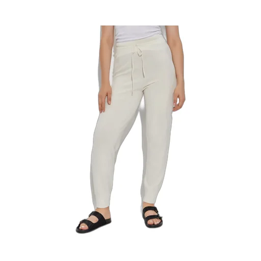 Tapered Drawstring Knitted Jogging Trousers