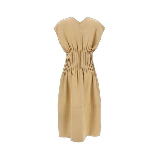 Fitted-Waist Sleeveless Dress