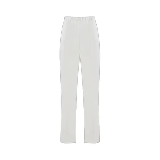 Bead-Embellished Elasticated Waistband Trousers
