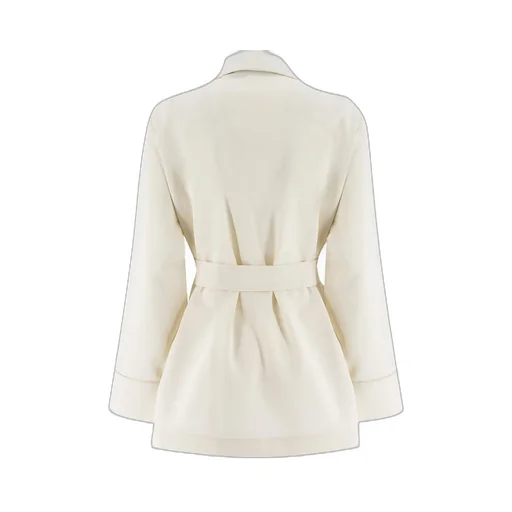 Embellished Belt Fastened Jacket