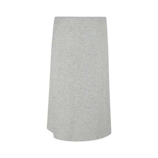 Lurex Knit Tweed Skirt