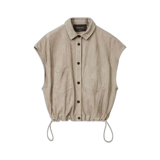 Suede Vest With Pockets