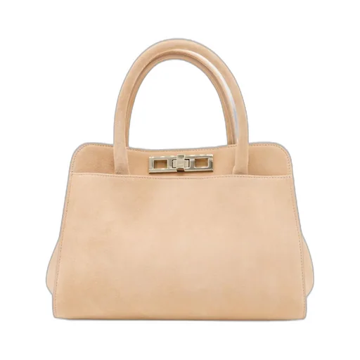 Logo Embossed Tote Bag