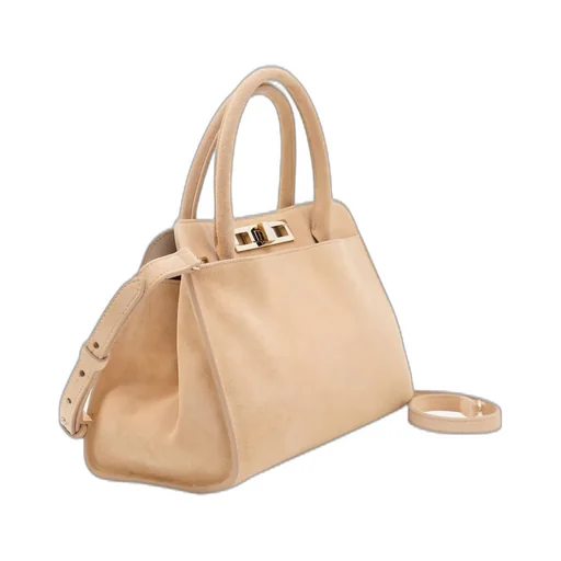 Logo Embossed Tote Bag
