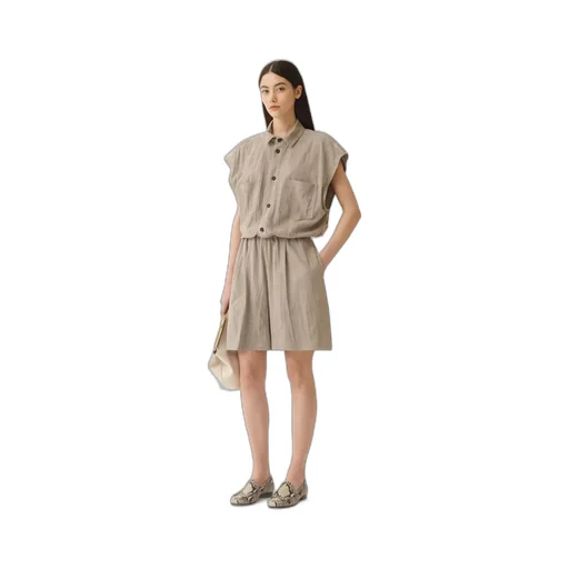 Suede Vest With Pockets