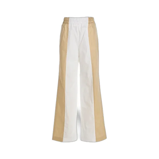 Two-Toned Wide Leg Trousers