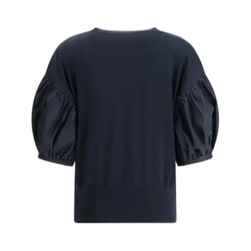 Puff Sleeve Crewneck Jumper