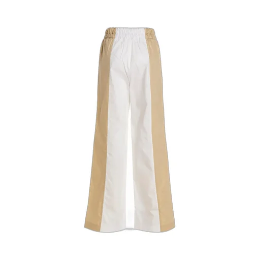 Two-Toned Wide Leg Trousers