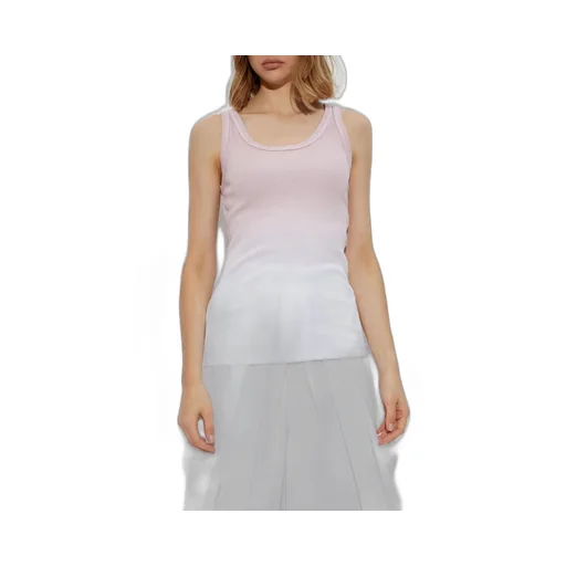 Gradient Effet Ribbed Tank Top