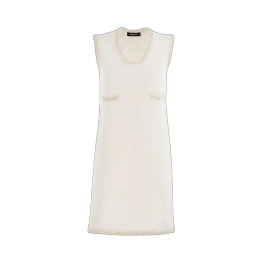 Sequin Edge Knitted Mini Dress