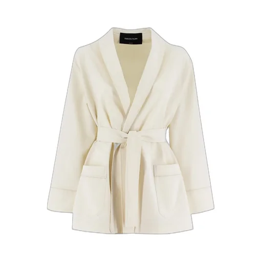 Embellished Belt Fastened Jacket
