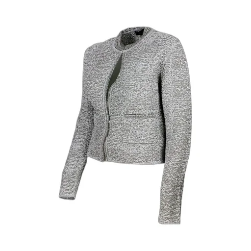 Lurex Knit Tweed Cardigan