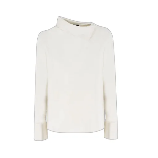 High-Neck Long Sleeved T-Shirt