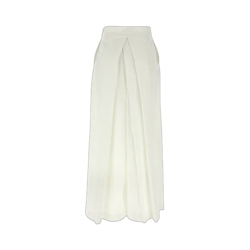 Pleated Tied-Waist Trousers