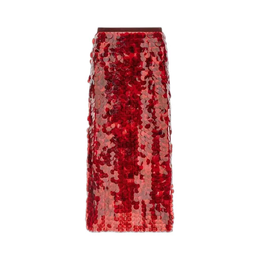 Sequin Flared Skirt