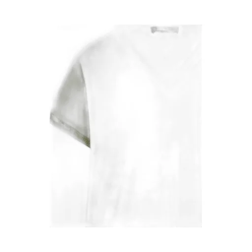 Sequin-Detailed V-Neck Knitted Top