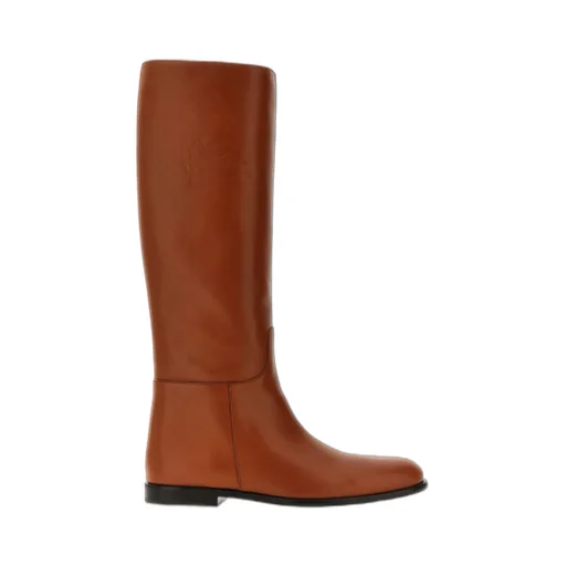 Almond-Toe Riding Boots