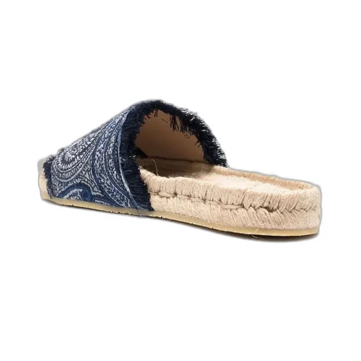 Frayed Edge Slip-On Slides