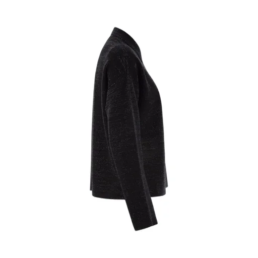 Lurex Detailed Polo Neck Jumper