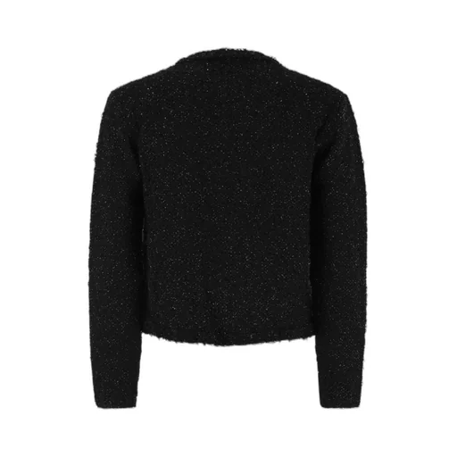 Tweed Trimmed Cropped Cardigan