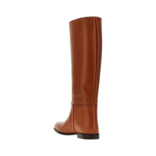Almond-Toe Riding Boots
