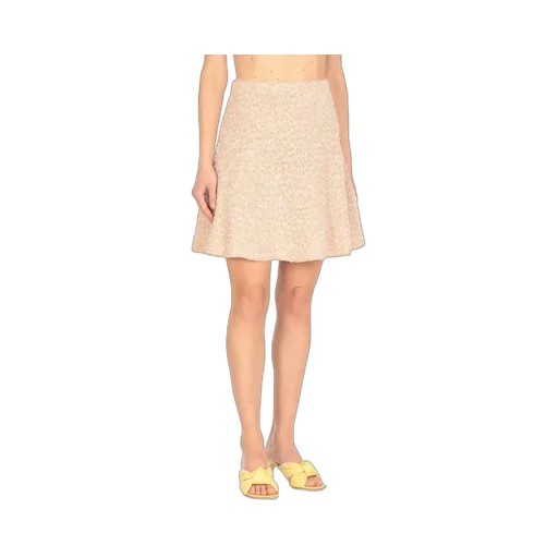 Tweed Flared Knit Skirt