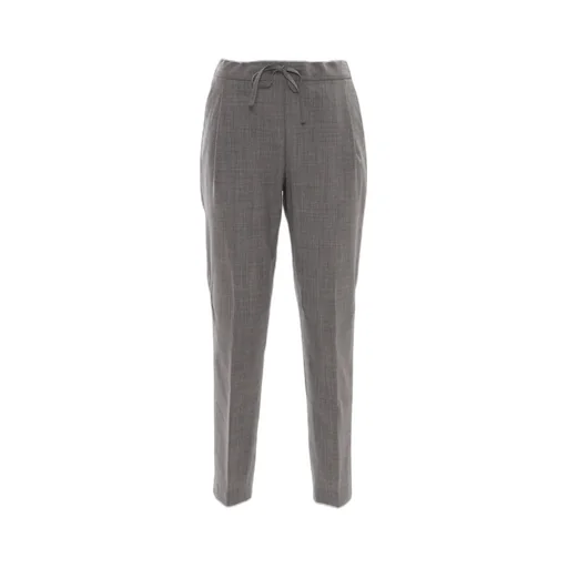Straight Leg Pleated Jogging Trousers